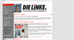 Desktop Screenshot of die-linke-mg.de