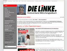 Tablet Screenshot of die-linke-mg.de